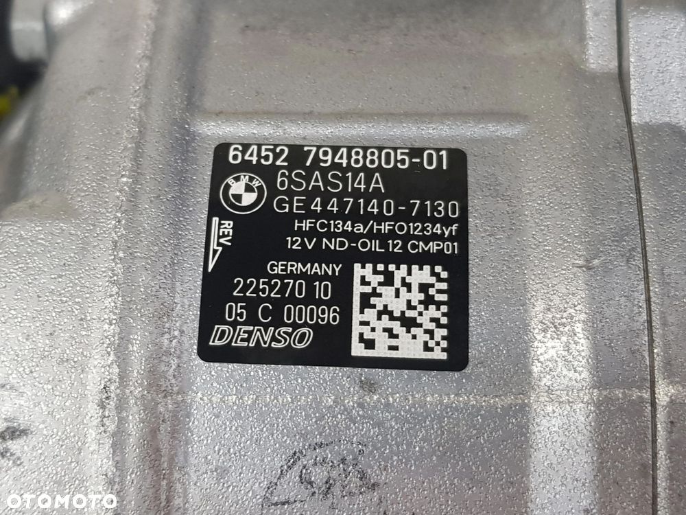 Kompresor Sprężarka klimatyzacji BMW X3 G01 X4 G02 G20 G22 7948805 - 11
