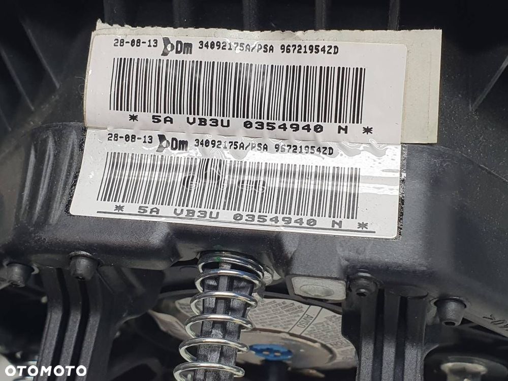 PODUSZKI PASY SENSOR AIRBAG KOMPLET PEUGEOT PARTNER II EUROPA - 4