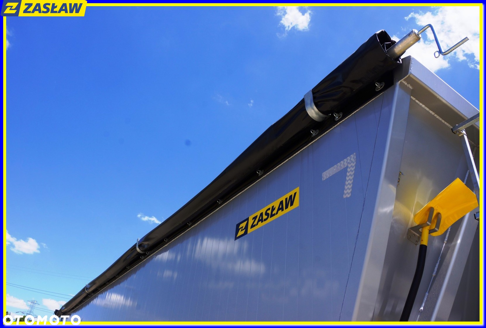 Zaslaw 45 m³ / 9,70 m naczepa wywrotka LIGHT KL-DRZWI!! - 40