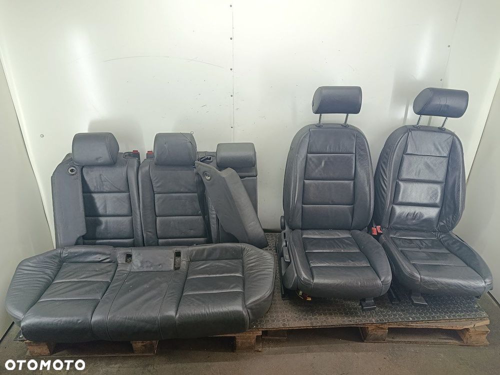 FOTELE KANAPA BOCZKI SKÓRA KOMPLET AUDI A6 C6 KOMBI - 10