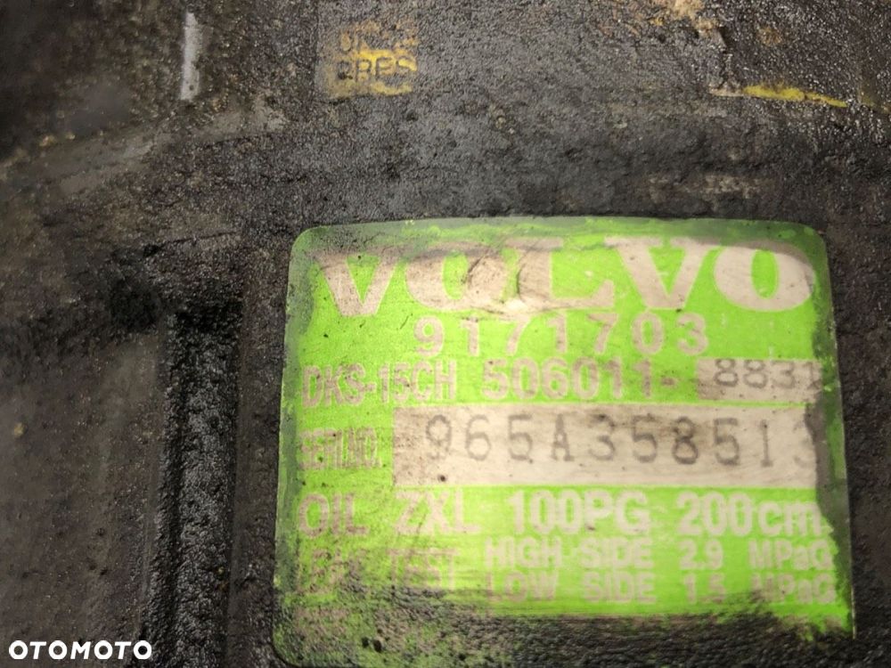 SPRĘŻARKA KLIMATYZACJI - 156.00 PLN - VOLVO S70 (874) 1996 - 2000 2.4 Turbo 142 kW [193 KM] - 3