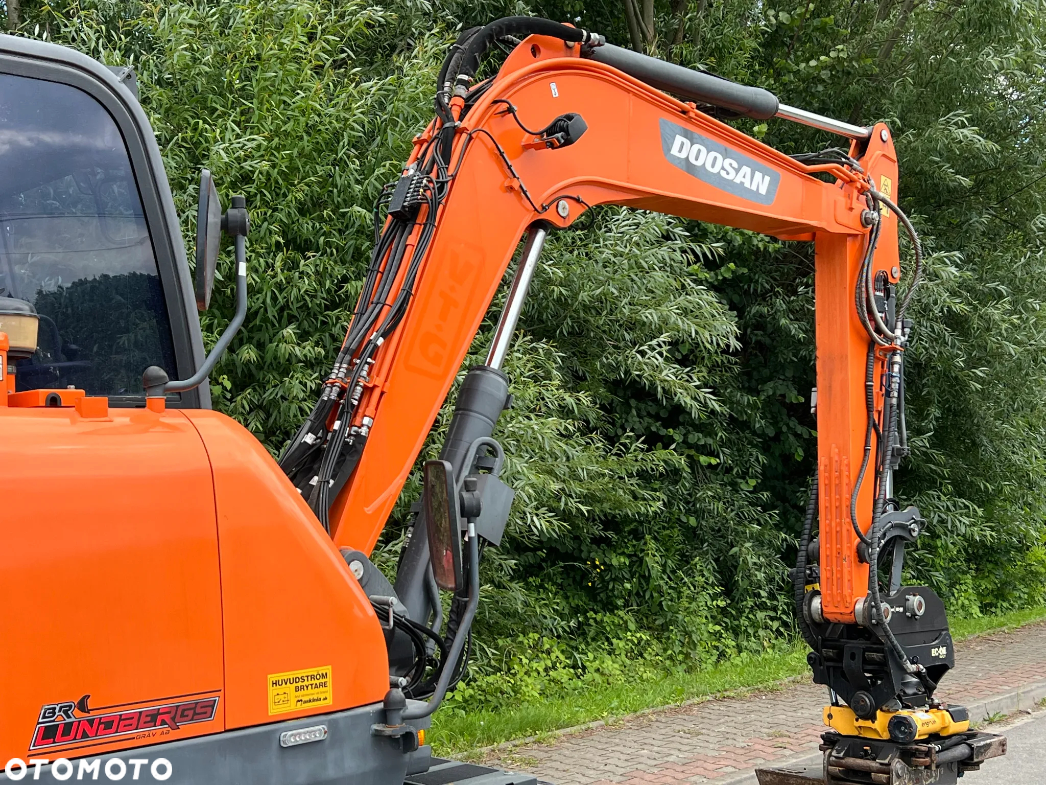 Doosan DOOSAN DX57W *ROTOTILT* 2200 Motogodzin JAK NOWA KOPARKA KOŁOWA STAN PERFEKCYJNY SPROWADZONA - 16