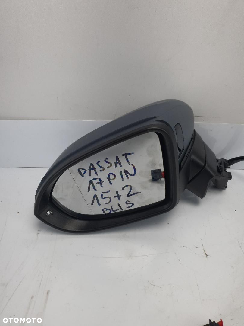 NOWE LUSTERKO LEWE 17 PIN BLIS VOLKSWAGEN PASSAT B8 5742827 VAN WEZEL - 2