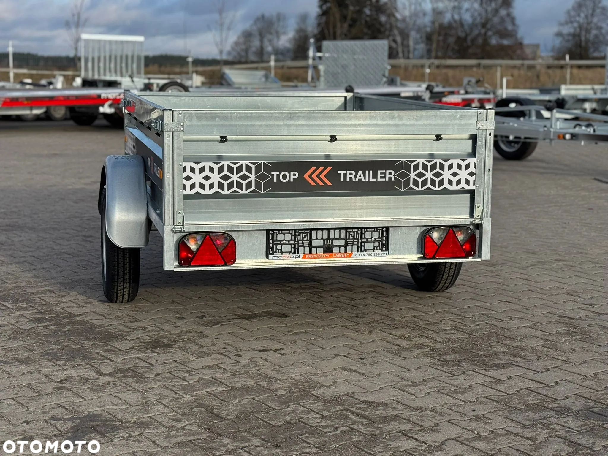 MAZZO DOSTAWA! Przyczepa Top Trailer TT20 MAX 202x131x45cm DMC 750 kg SPAWANA! kat. B, MOCNA! PROMOCJA CENOWA! - 9