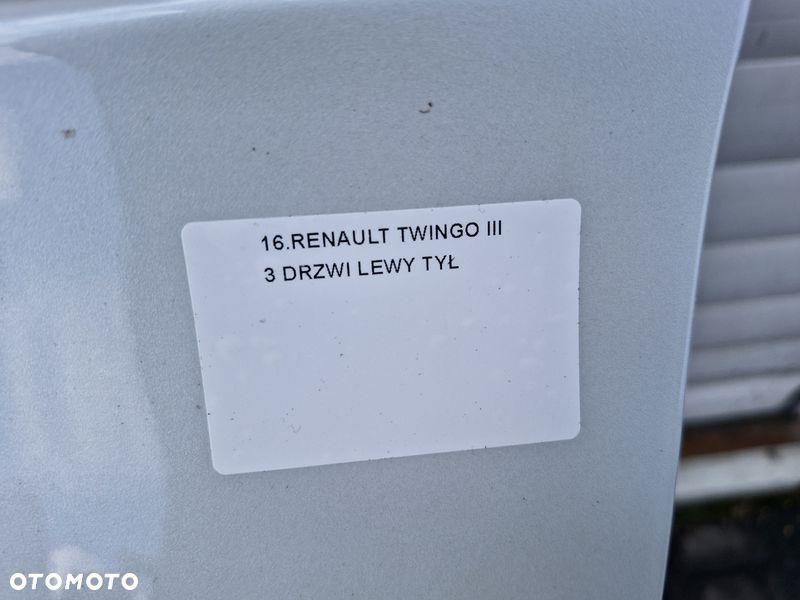 renault twingo iii 3 drzwi lewy tył tylne lewe dvqnj - 2