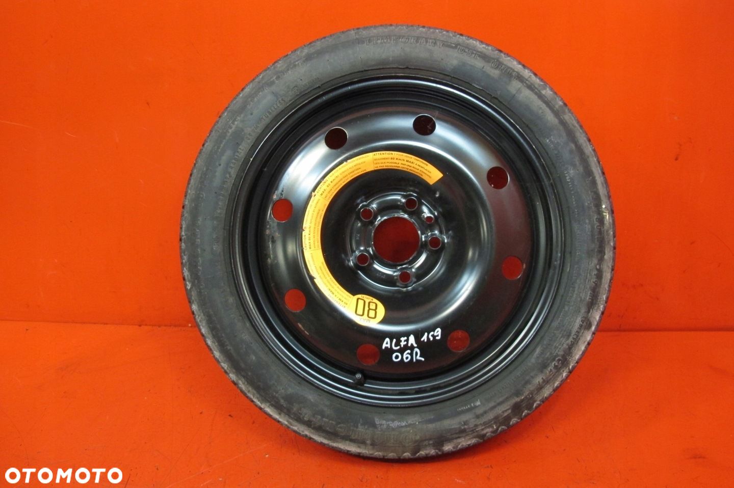 ALFA ROMEO 159 BRERRA SPIDER KOŁO DOJAZDOWE 17 5x110 ET25 125/80R17 - 1