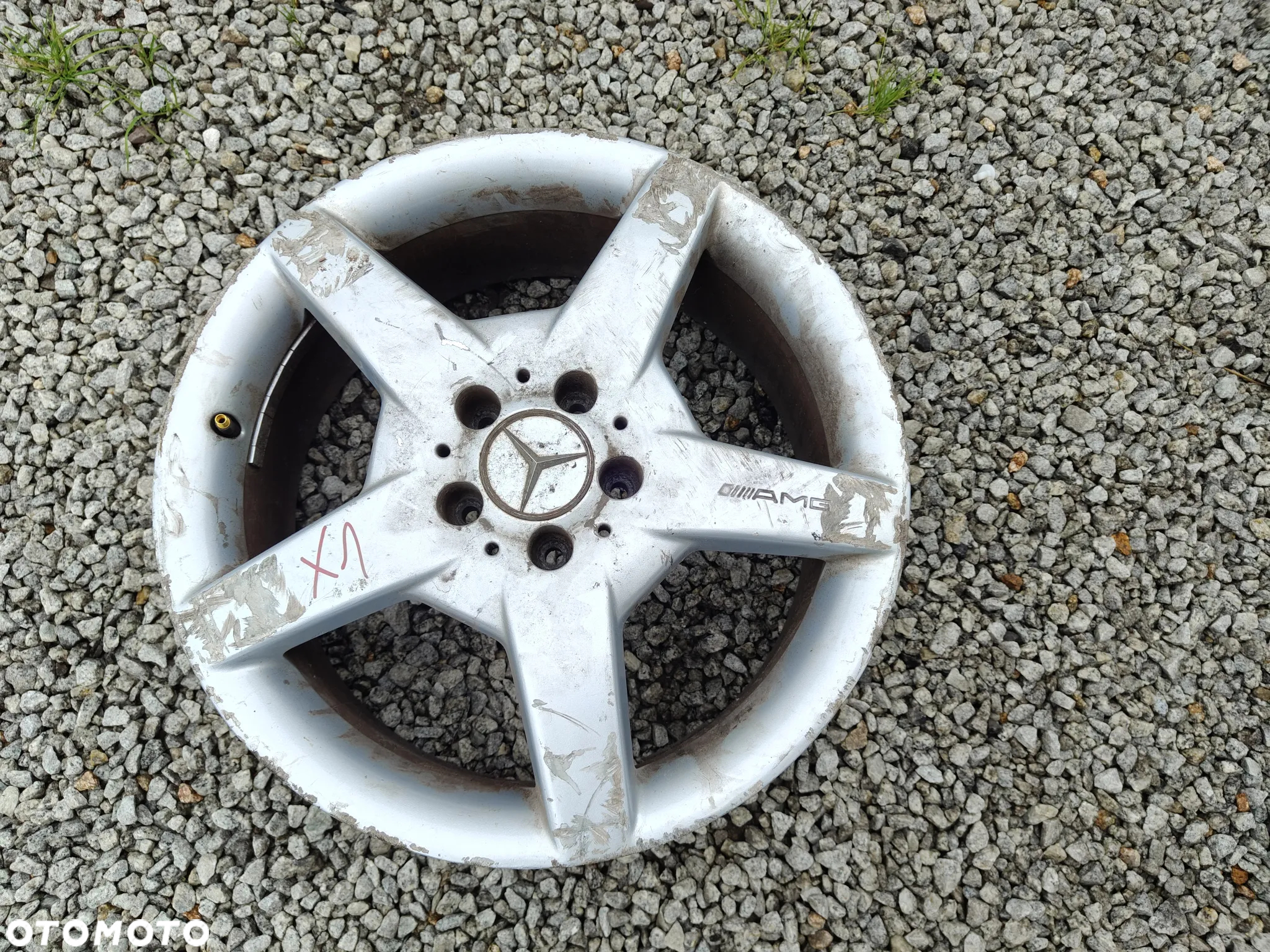 MERCEDES W209 CLK SLK 171 Felga aluminiowa AMG Oryginał 18 Do Regeneracji - 2