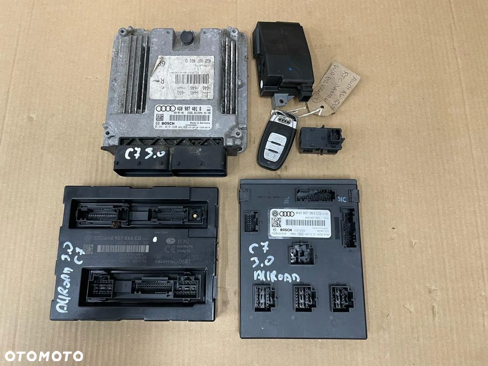 ZESTAW DO ODPALENIA KOMPUTER AUDI A6 C7 3.0 TDI 4G0907401Q - 1