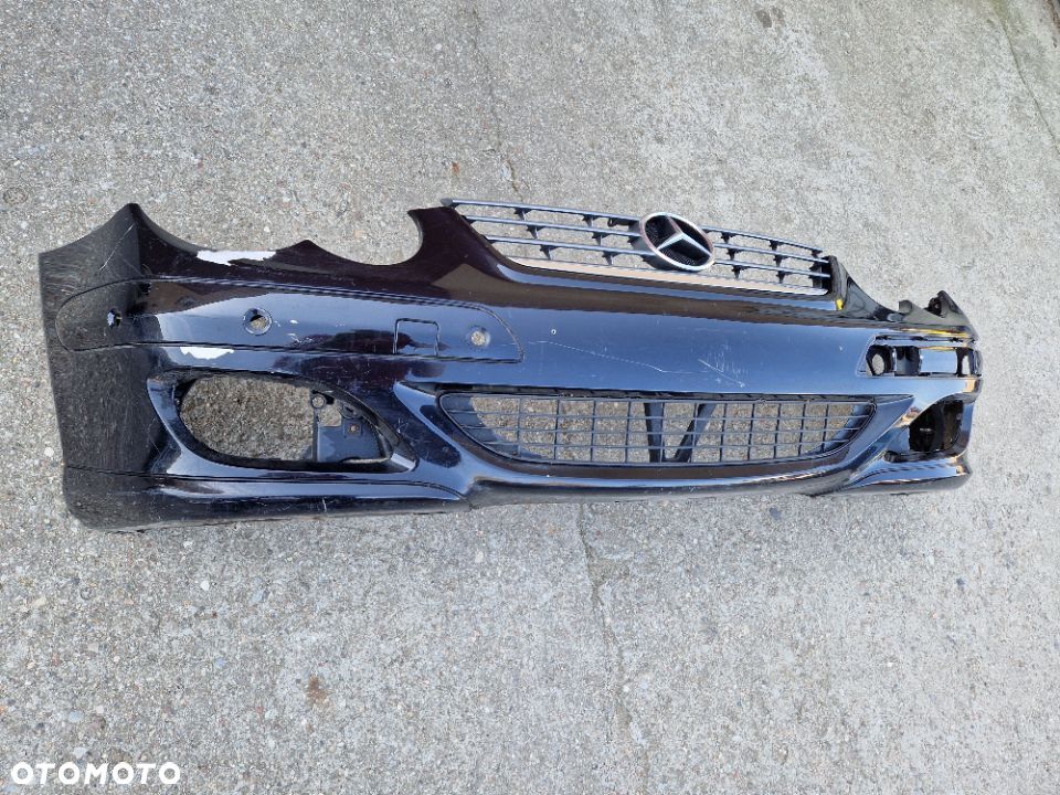 Mercedes 203 Sport Coupe lifting 04- zderzak przedni grill kratka - 2