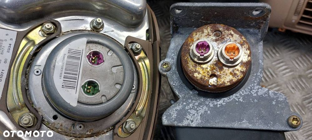 ZESTAW AIRBAG POSTRZAŁOWY KOKPIT AIRBAG PASY MERCEDES ML I W163 - 6