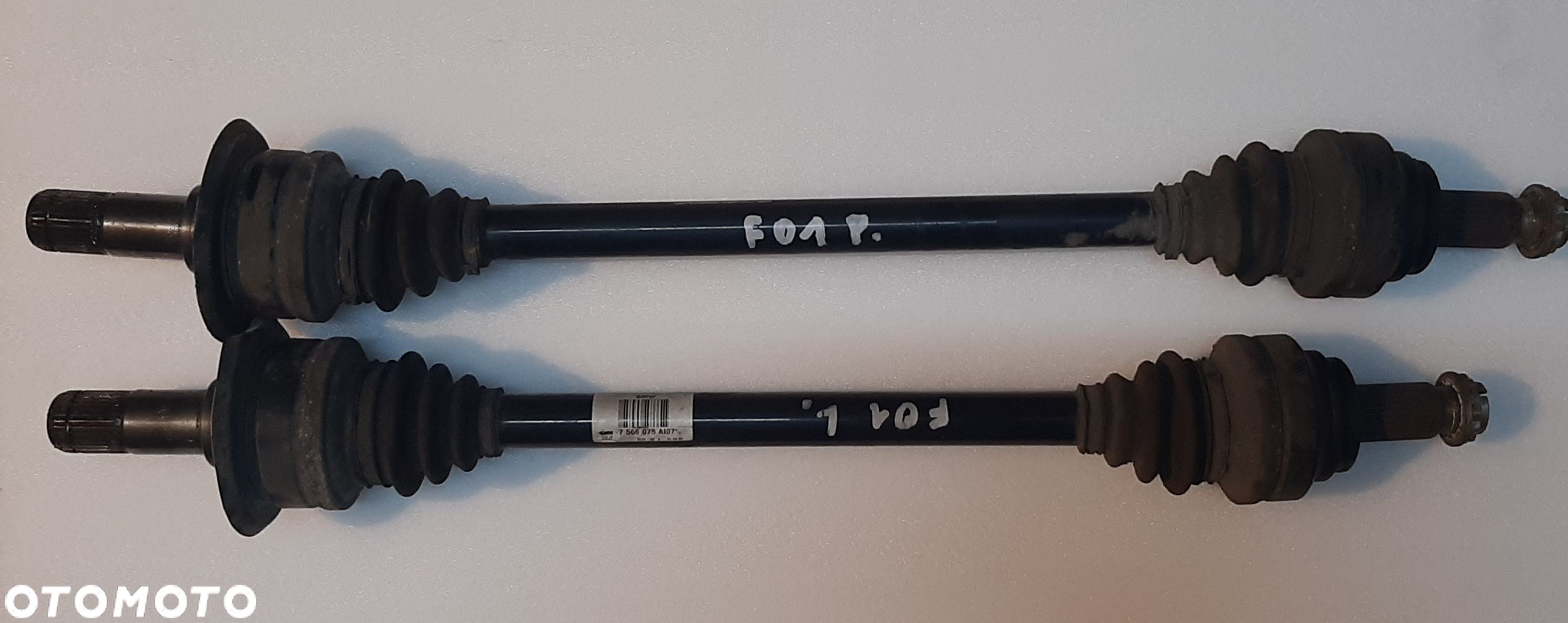 Półoś tylna BMW F01 F02 prawa lewa 7566075  7566074 - 1