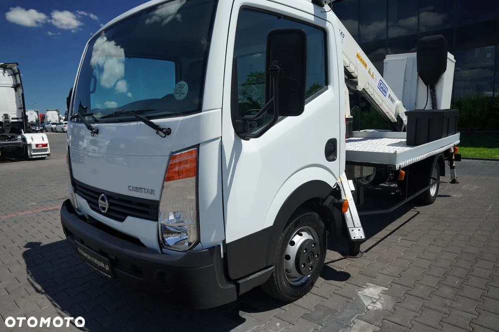 Nissan CABSTAR / PODNOŚNIK KOSZOWY / ZWYŻKA 16,2  METRÓW / GSR E160T /  BLIŹNIAK / UDŹWIG - 200 kg / 4 PODPORY / - 16