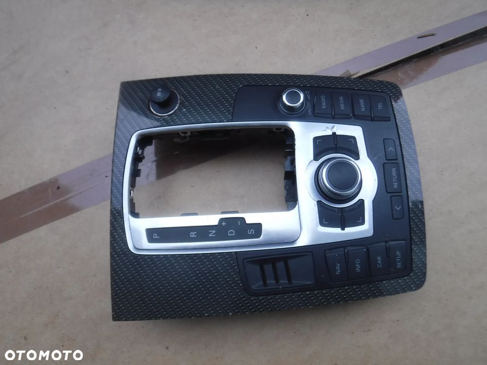 Audi Q7 4L dekor biegow ramka carbon 4L0864261 - 1