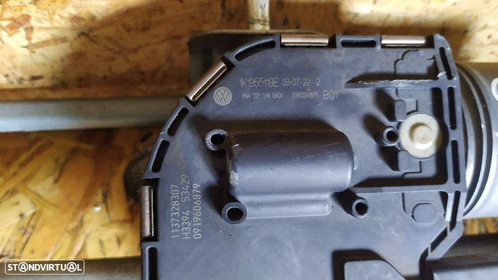 MOTOR / SISTEMA LIMPA VIDROS FRENTE VOLKSWAGEN GOLF VI 1K1955119E - 3