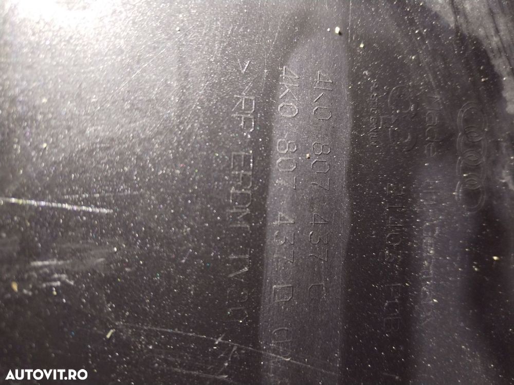 Bara fata Audi A6, C8, S-Line, 2018, 2019, 2020, 2021, 2022, 2023, 2024, cod origine OE 4K0807437C. - 14