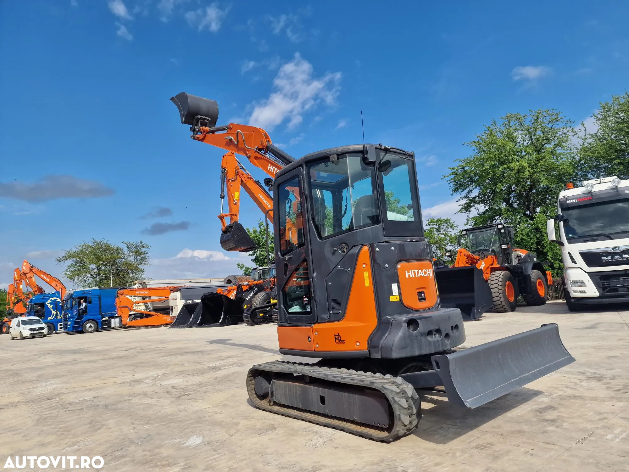 Hitachi ZX38, 2021, 1.376h, CUPLA RAPIDA+3 CUPE, 3,9tone, Ad sapare 4m, Inst picon, Aer conditionat, Senile 80% ok, produs in JAPONIA, posibilitate leasing 4 ani-PROMOTIE 36.900 EUR+Tva - 27