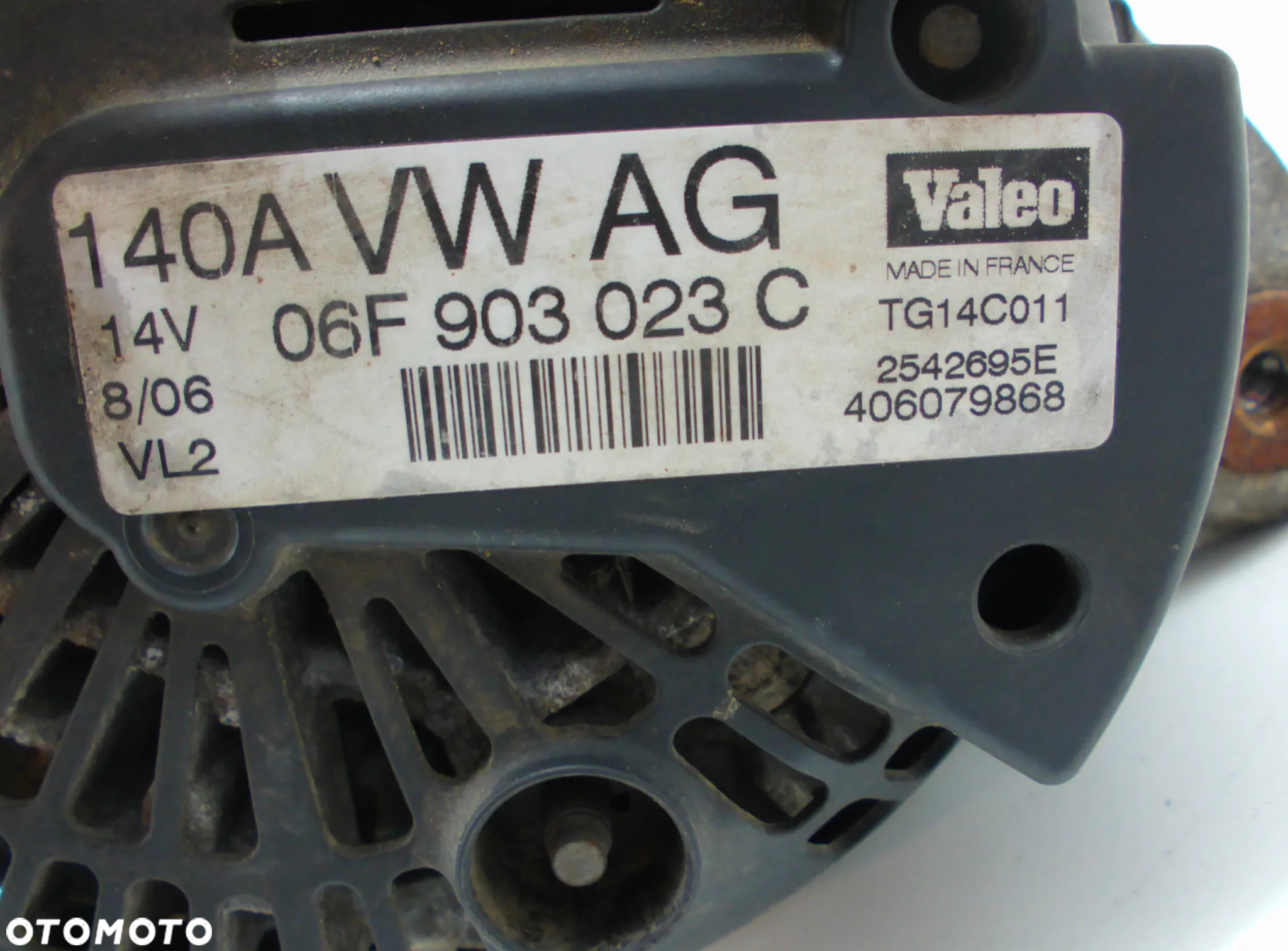 Audi A3 8P 2.0 TFSI Alternator 140A - 4