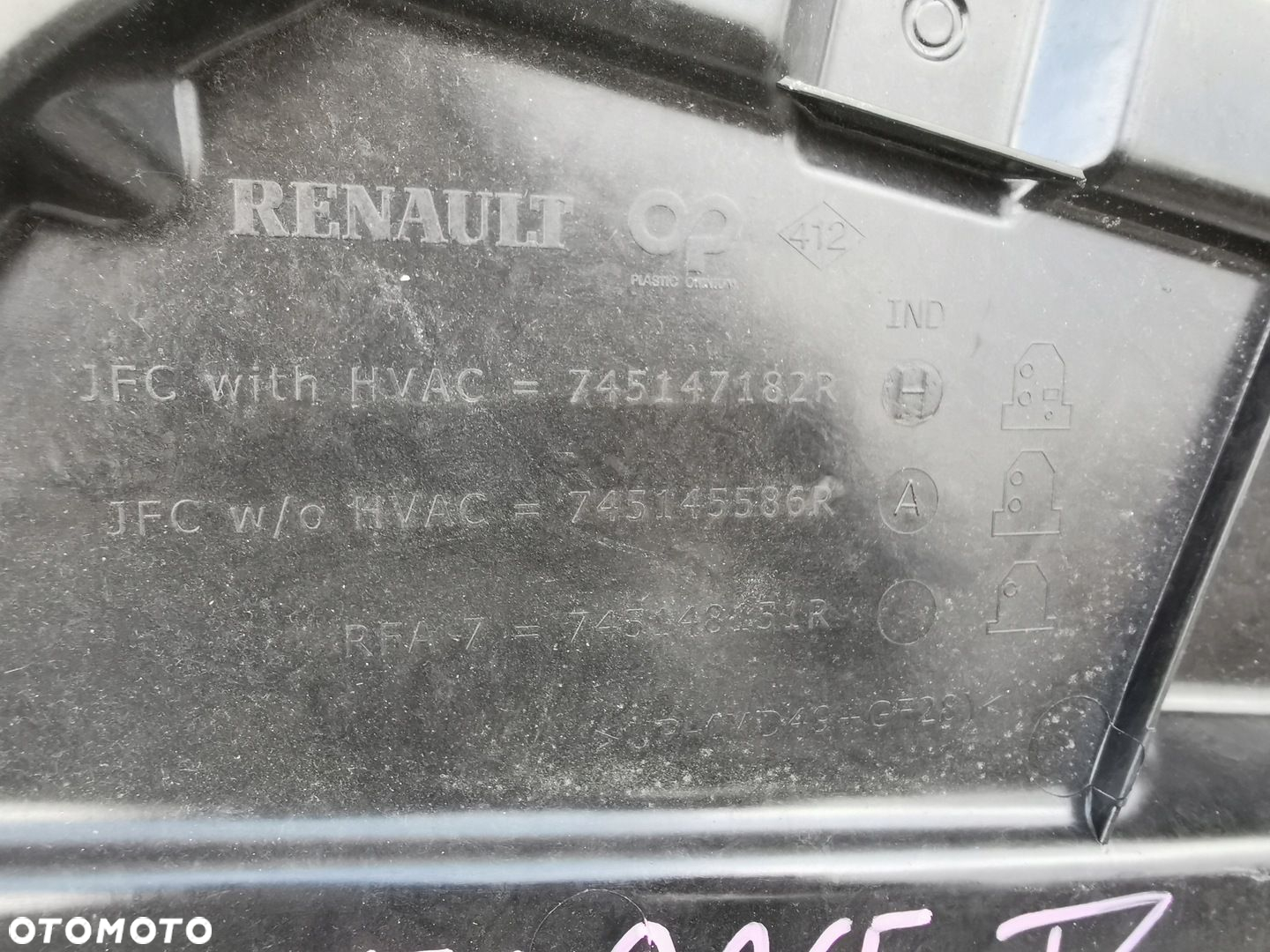 RENAULT ESPACE V 5 14-23 WANNA WNĘKA PODŁOGA BAGAŻNIKA 745147182R - 6