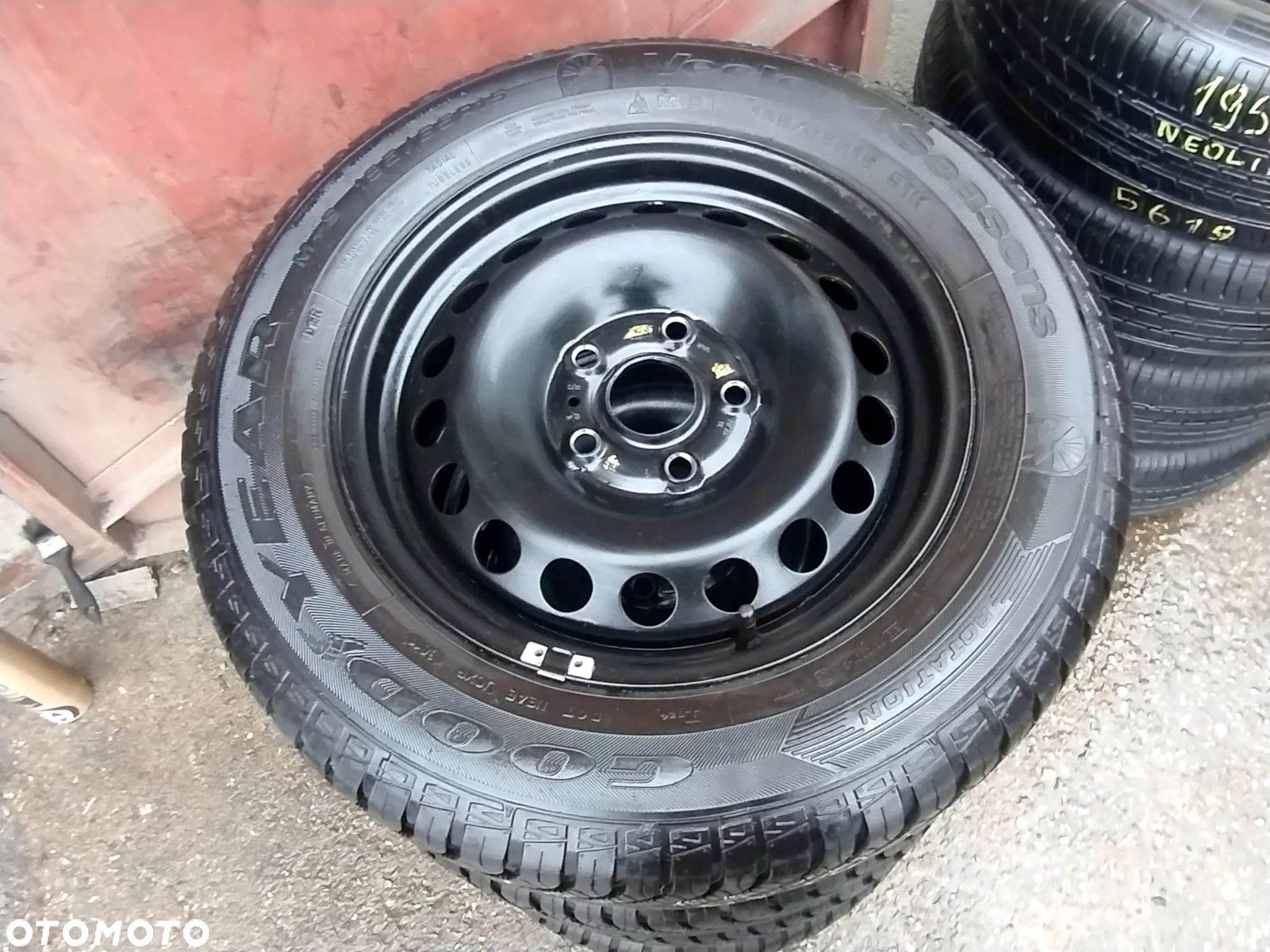 5x112 Felgi stalowe Stal 15 Koła Całoroczne Wielosezonowe VW GOLF CADDY TOURAN SHARAN AUDI A4 B5 B6 A6 C5 SEAT LEON TOLEDO ALHAMBRA ALTEA SKODA OCTAVIA Passat B5 195/65 7mm Legnica ALU-RAD - 1