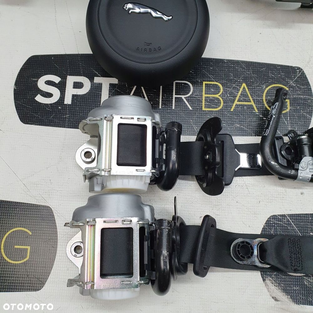 JAGUAR E-PACE DESKA ROZDZIELCZA KONSOLA KOKPIT PULPIT PODUSZKI AIRBAG AIR BAG PASY KIT SET - 7
