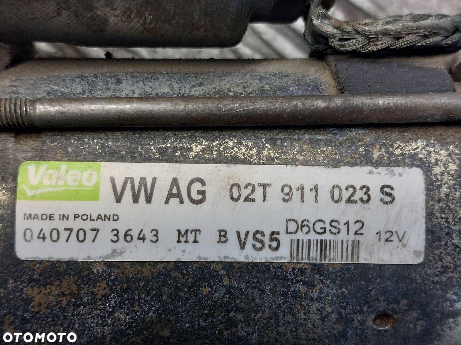 ROZRUSZNIK SEAT IBIZA III 1.2 12V 02T911023S - 2