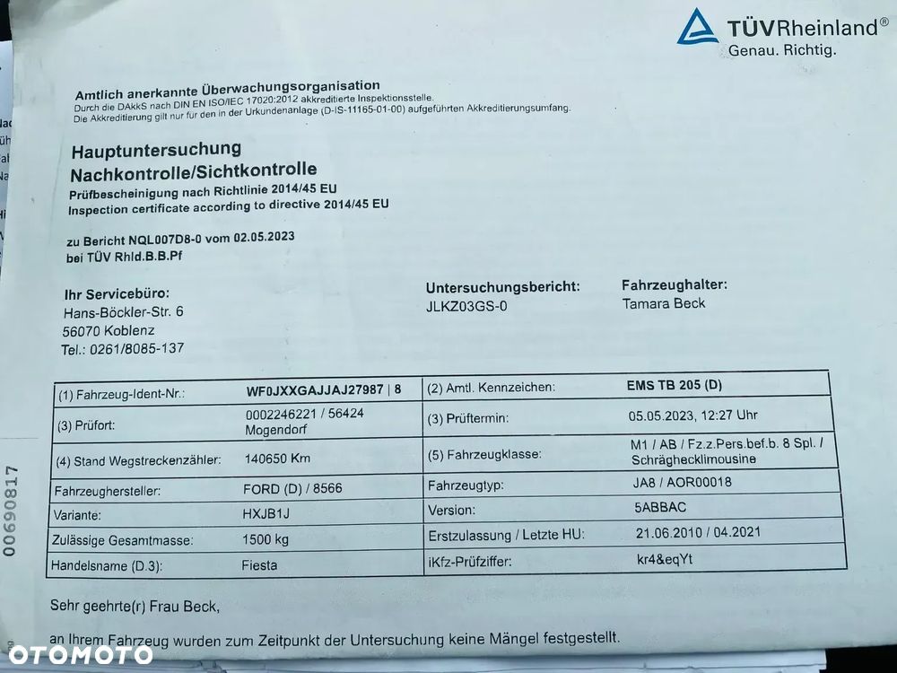 Ford Fiesta 1.6 Ti-VCT Titanium - 32