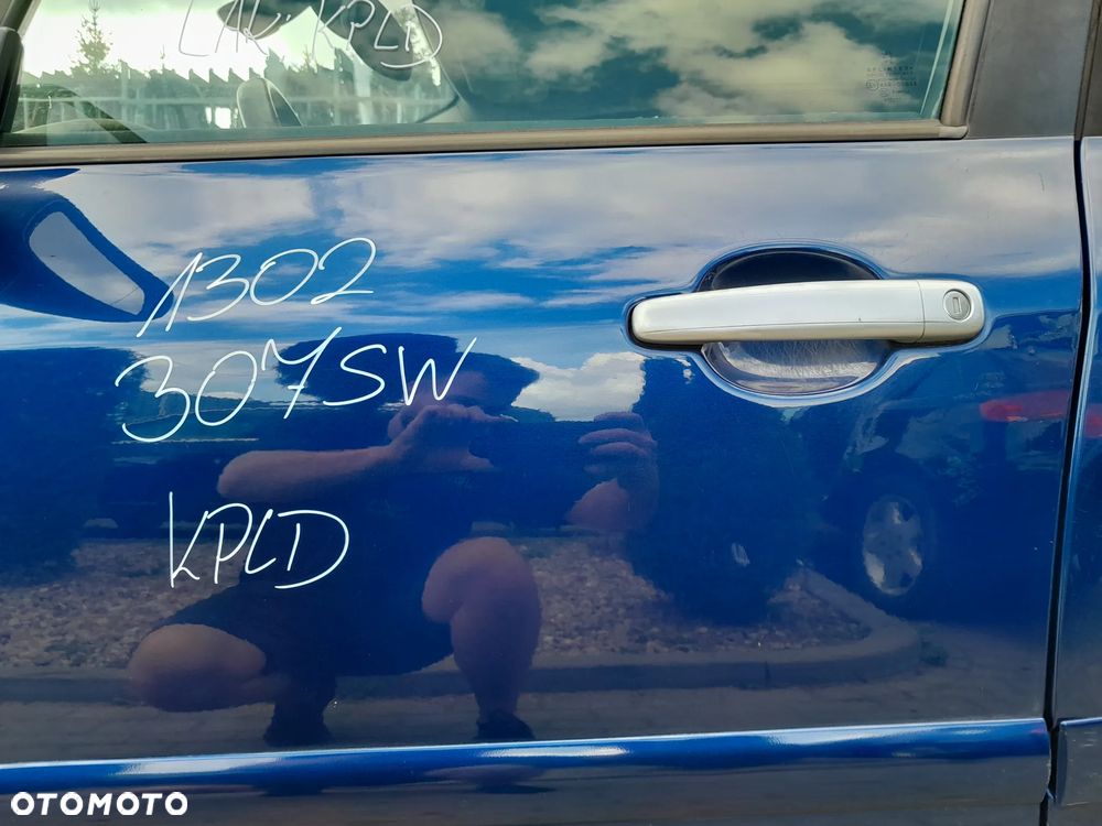 PEUGEOT 307 SW LIFT DRZWI LEWE PRZEDNIE LEWY PRZÓD KOLOR: KPLD - 3