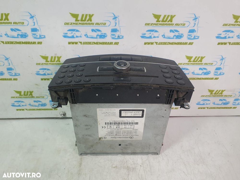 CD player a2049015401 Mercedes-Benz C-Class W204/S204  [din 2007 pana  2012] - 2