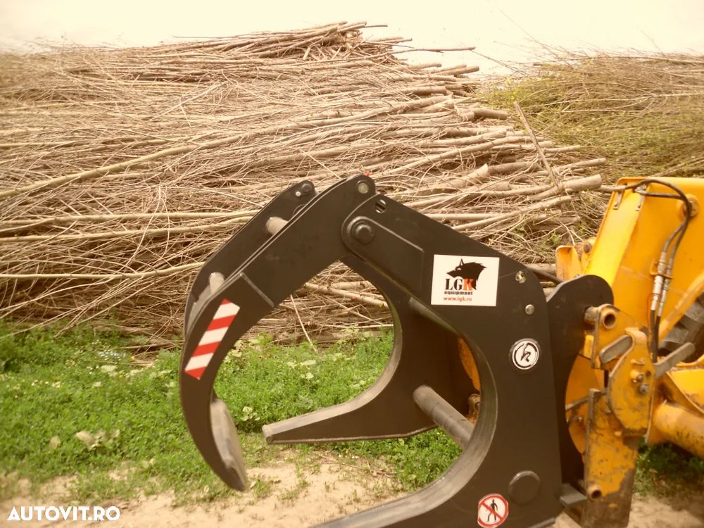 Graifer Forestier 3000kg Pentru Buldoexcavator - 13