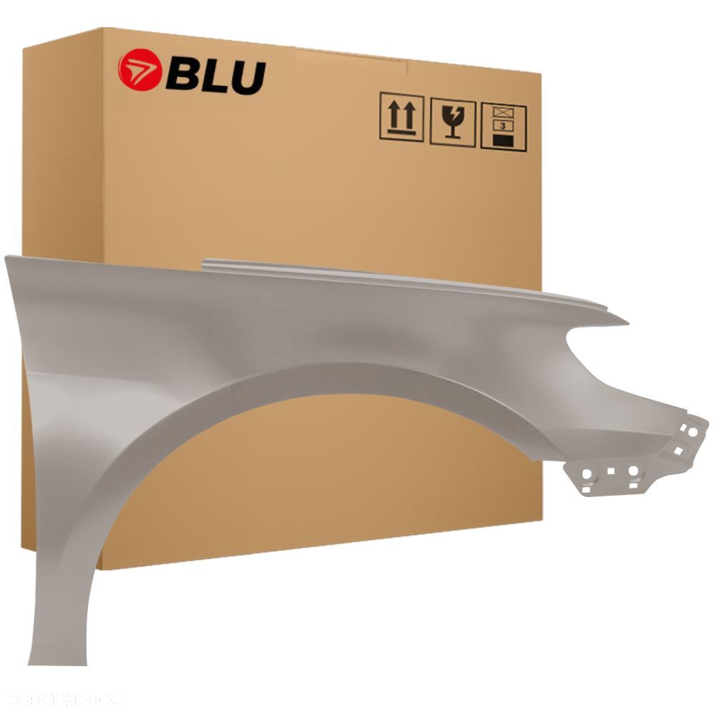 BLU Błotnik VW VOLKSWAGEN PASSAT CC LIFT LC8Y prawy brązowy 2012-2016 przód LichtBraun - 1