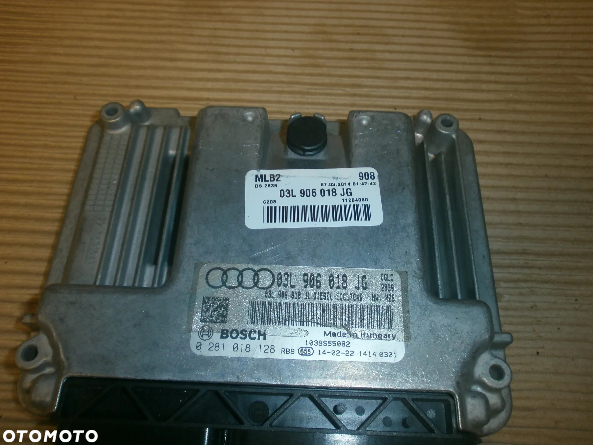 STEROWNIK SILNIKA 03L906018JG 2.0TDI CGL CJC AUDI VW - 2