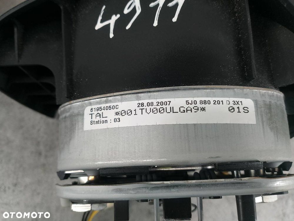 ZESTAW PODUSZEK AIRBAG, PASY PRZÓD, SENSOR SKODA ROOMSTER 30375685D  TRW - 8