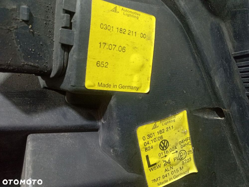 SEAT ALHAMBRA II LIFT REFLEKTOR LEWY PRZEDNI LAMPA PRZÓD 0301182211 - 5