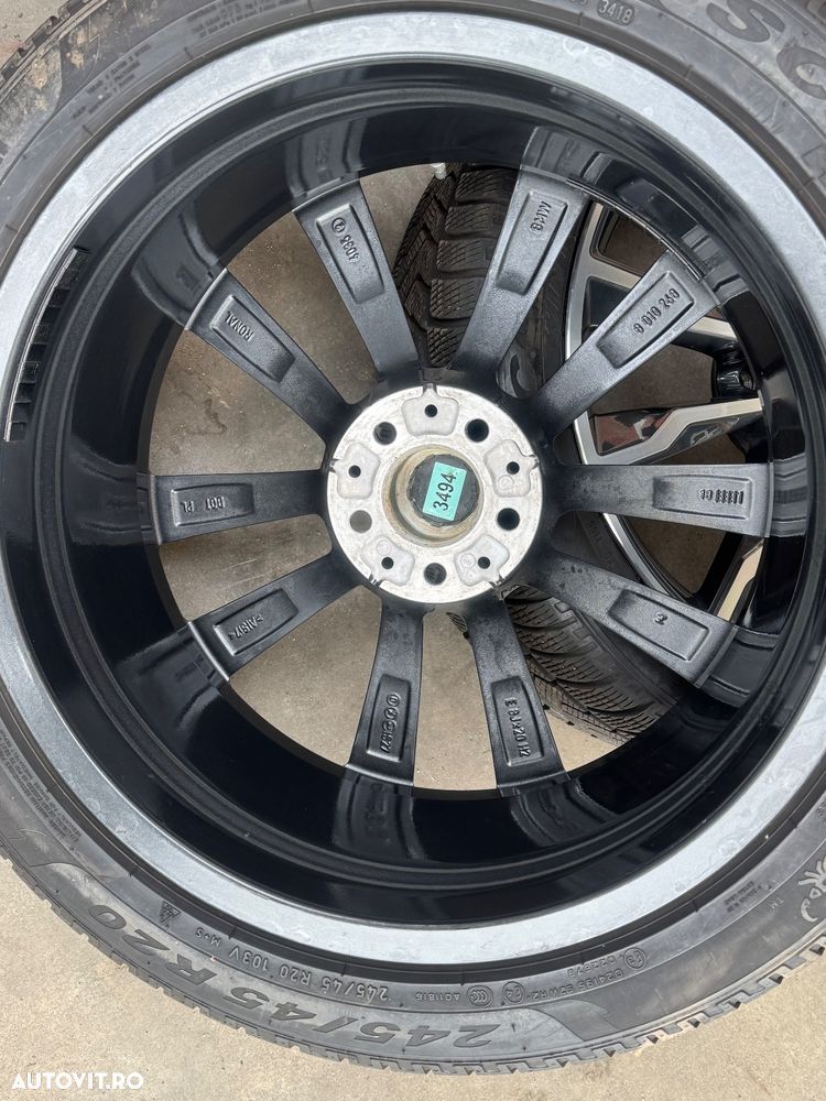 Vând jante originale BMW X3-X4 G01-G02 pe 20” cu anvelope de iarnă - 11