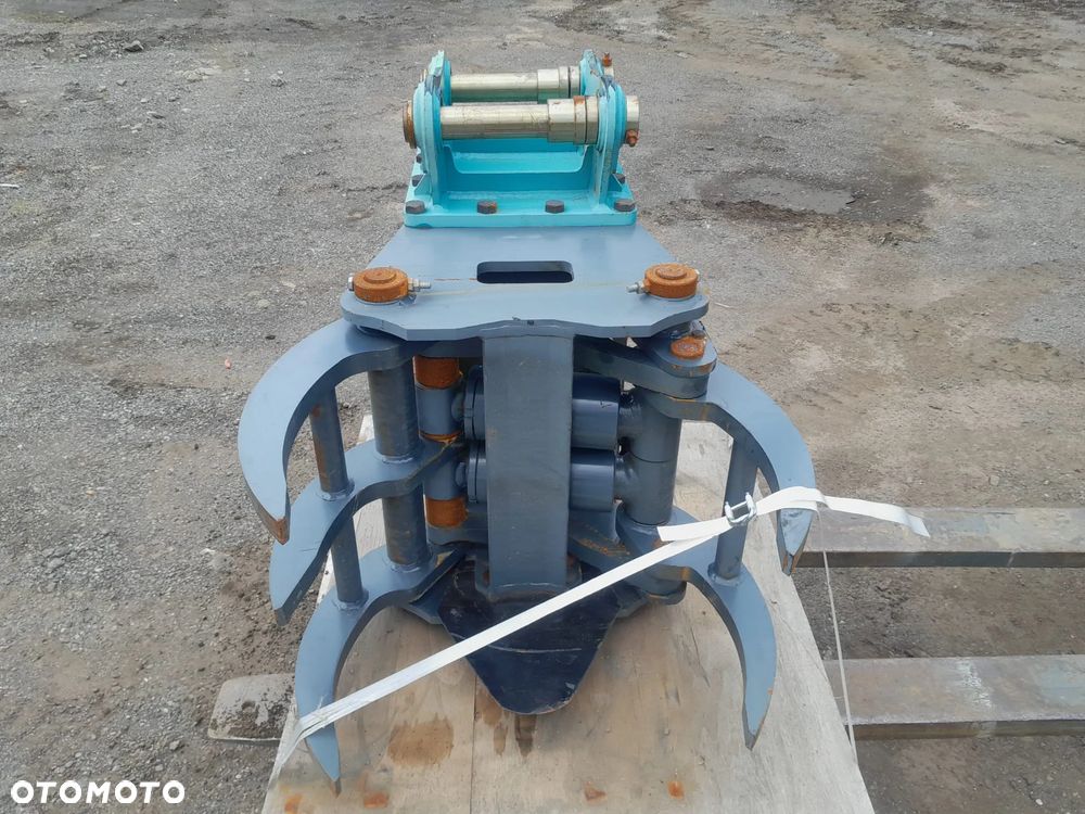 Hydrauliczna głowica ścinkowa 2 siłowniki nożyce do drzew chwytak do koparki - 5