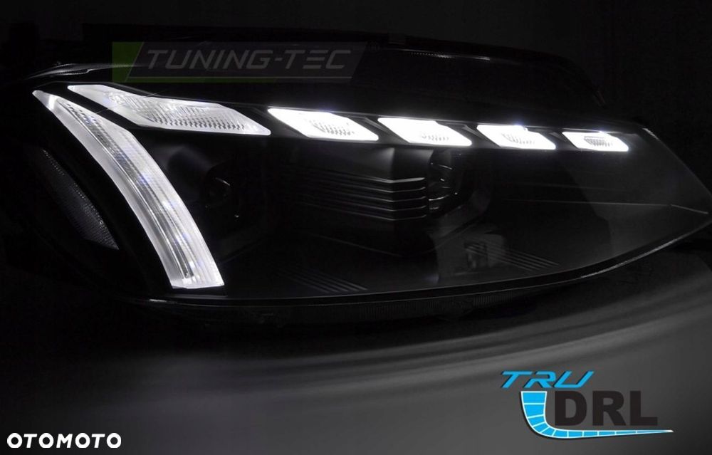 Reflektory Lampy Diody Soczewka Czarne Black VW Golf VII 7 5g0 Lift 2017-19 - 3