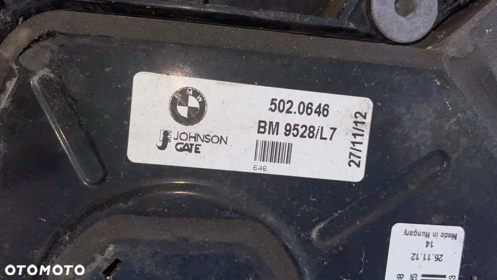 BMW F30 F36 F20 328i 428i 335i WENTYLATOR CHŁODNICY 17427640511 7608408 - 4