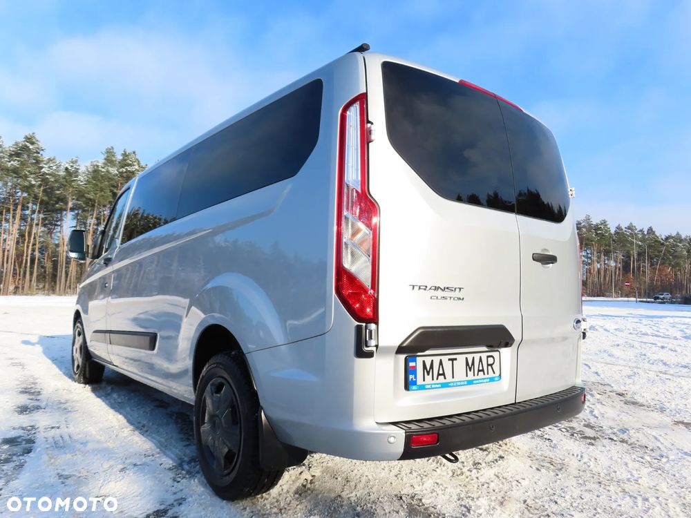 Ford Transit CUSTOM 2.0 TDCi 130 Km L2 Limited Edition W Najbogatszej Wersji Wyposażenia TREND L2H1 LONG Blaszak Furgon 9-Cio Osobowy Stan Jak NOWY POLECAM - 10