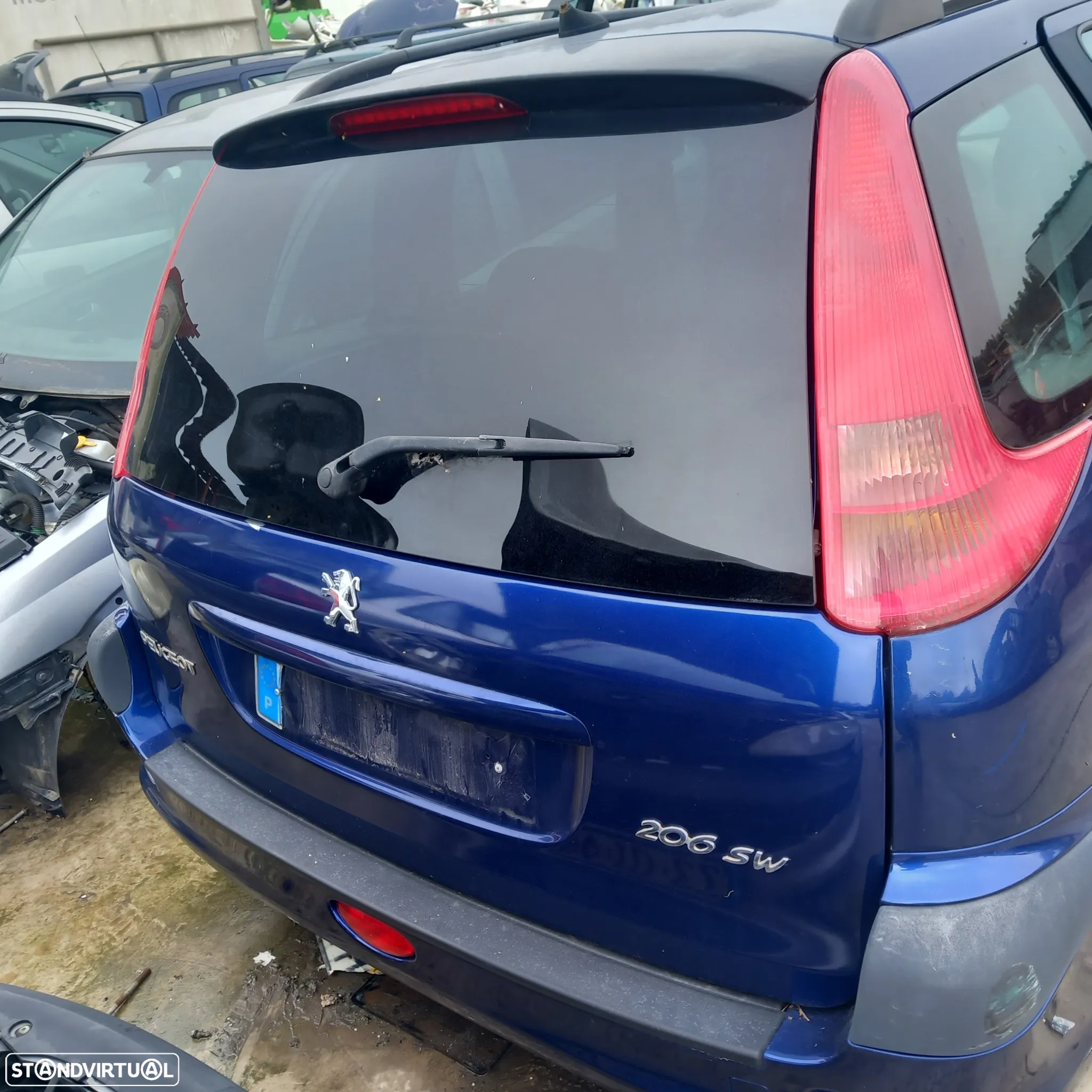 Traseira completa peugeot 206 sw - 3