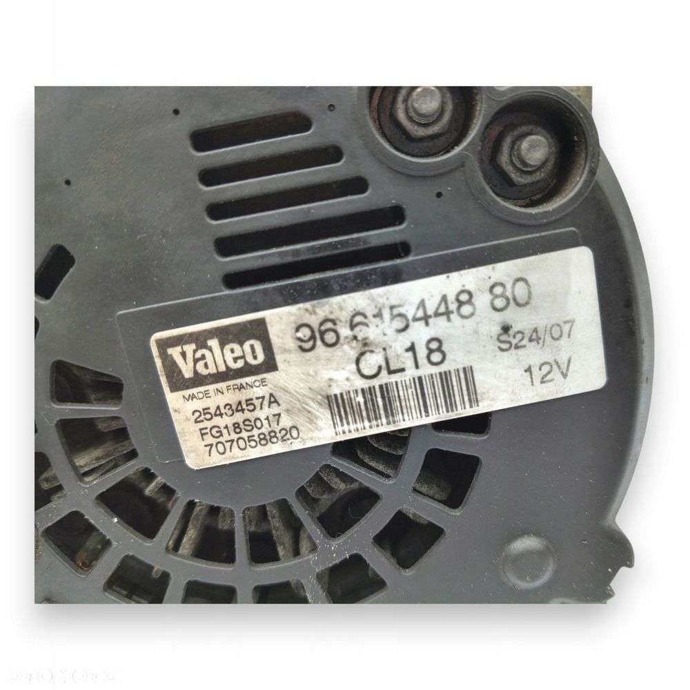 ALTERNATOR Citroen C4 Picasso 2.0 HDi 9661544880Valeo - 9