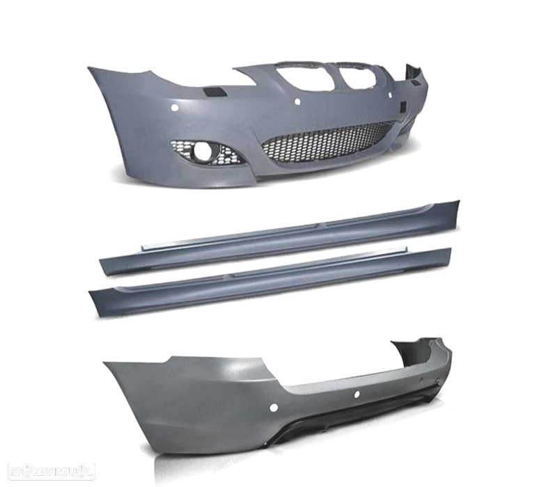 KIT CARROÇARIA BMW E61 TOURING 07-10 LOOK M PDC - 2