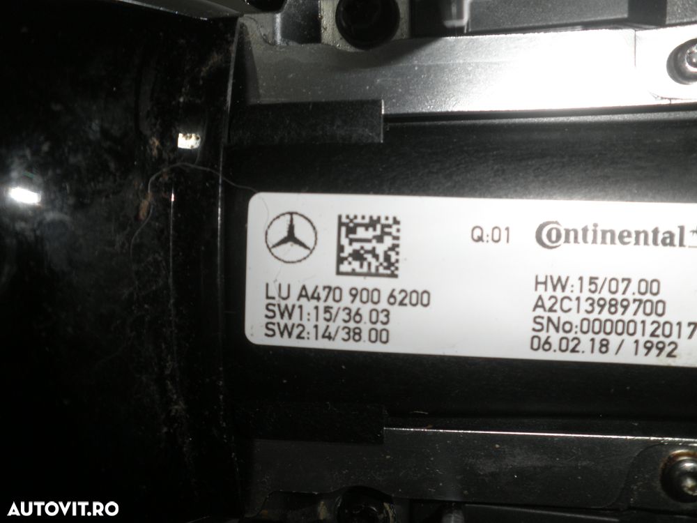 Consola centrala / joystick Mercedes X Class A4709006100 A4709051500 A4709006200 - 5