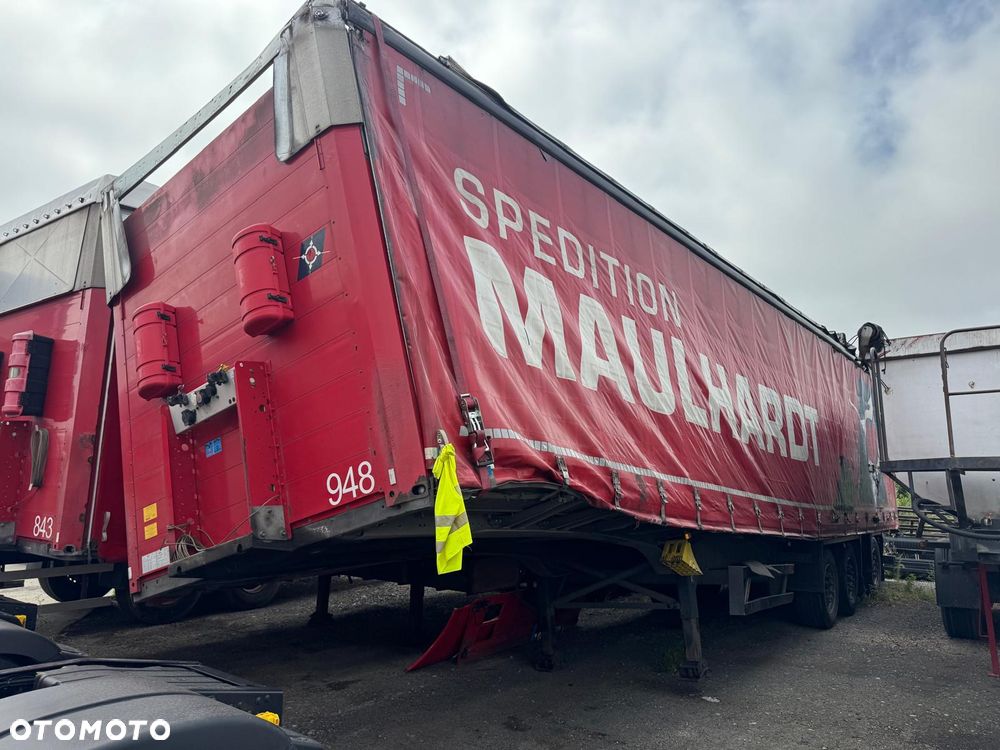 Schmitz Cargobull SCS 24/L 13.62EB- firanka, dach zsuw., pod wózek widł., Z Niemiec - 2