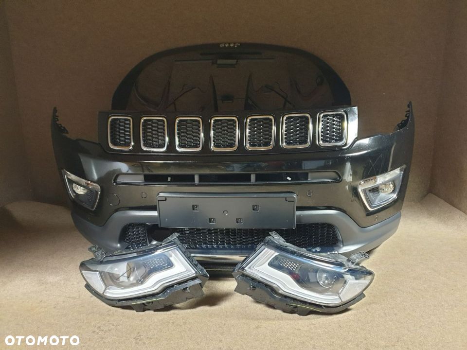 JEEP COMPASS 2018 r Maska Błotnik Zderzak Lampa Przód - 2