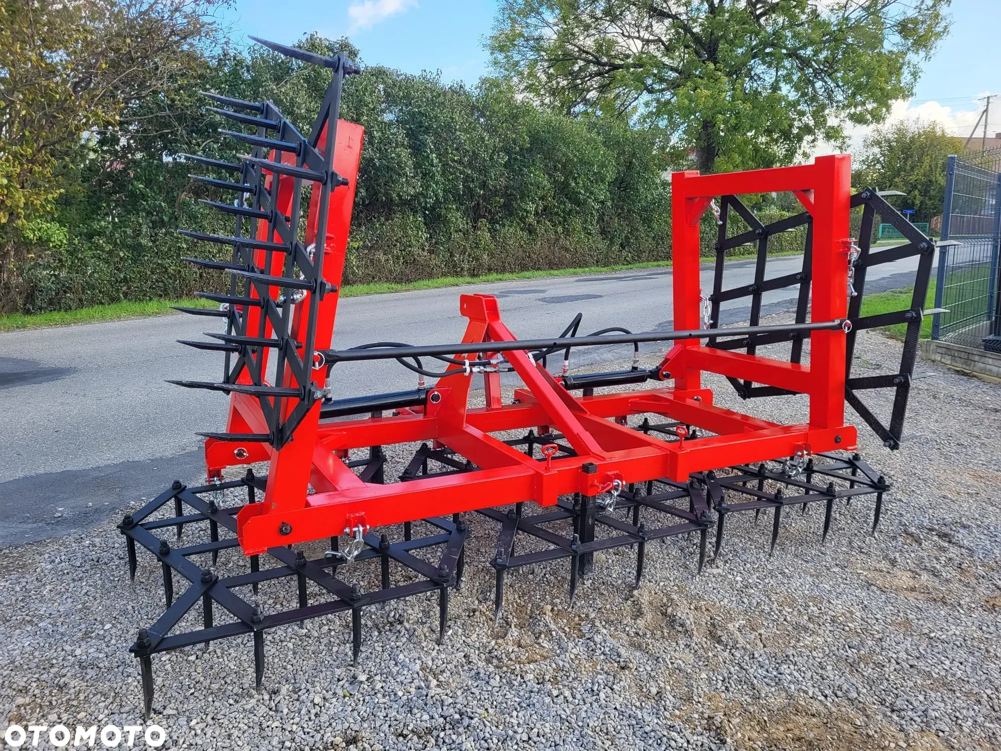 BRONY POLOWE HYDRAULICZNIE składane CIĘŻKIE *5pól *2 siłowniki *20 ząb - 3
