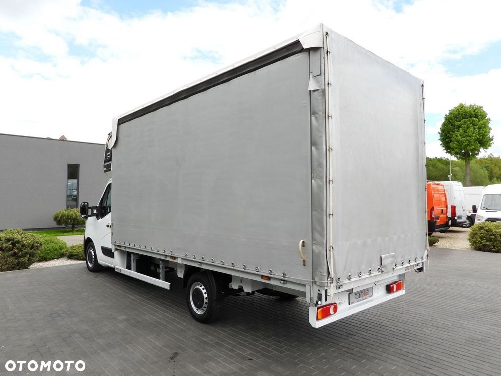 Renault MASTER PLANDEKA 10 PALET WEBASTO TEMPOMAT NAWIGACJA LEDY PNEUMATYKA KLIMATYZACJA  165KM - 11