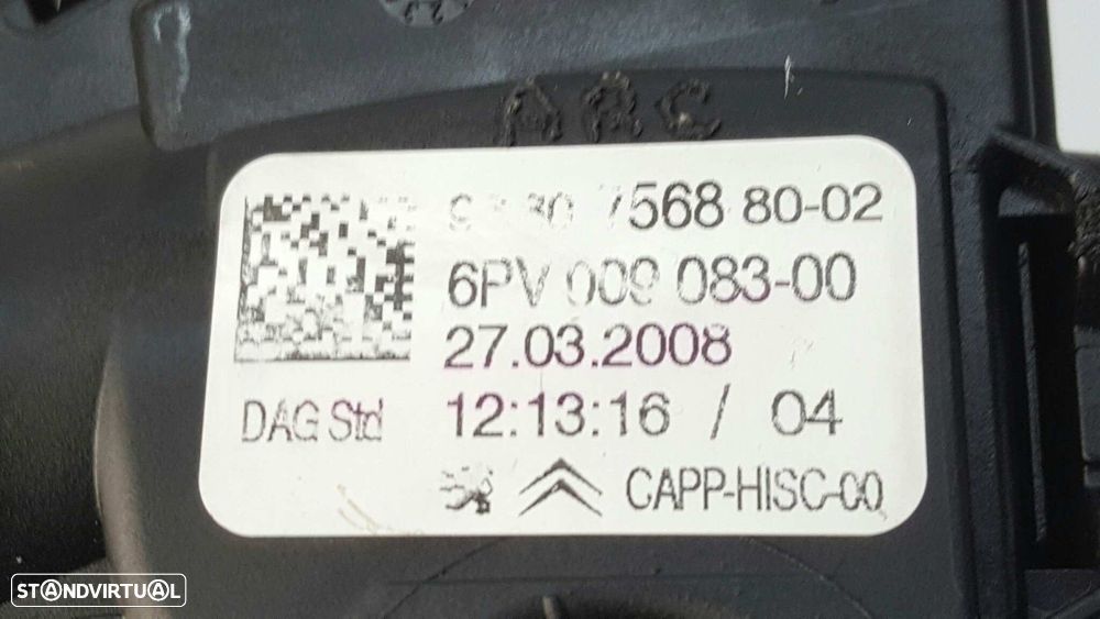 PEDAL DO ACELERADOR PEUGEOT 308 CONFORT - 2