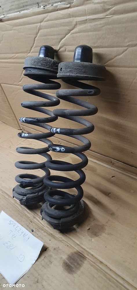 Sprężyny sprężyna zawieszenia tył tylne BMW I E81 E87 C1 - 3