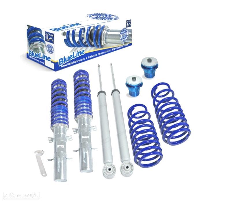 SUSPENSÃO REGULÁVEL COILOVER BLUE LINE PARA VOLKSWAGEN VW GOLF 4 - 1