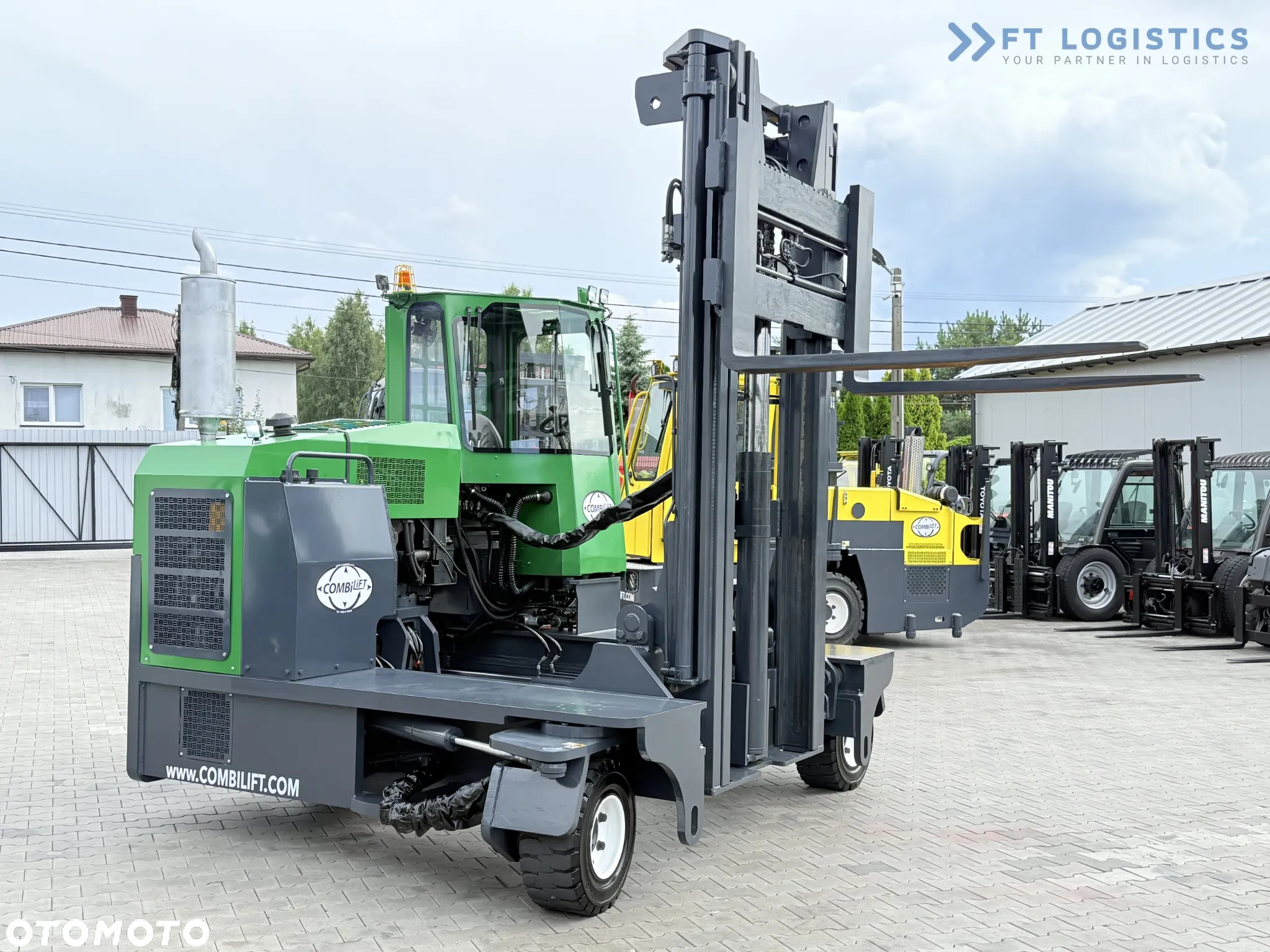 Combilift C8000 / GAS / DUPLEX - 4700MM / POZYCJONER / WOLNY SKOK / PEŁNA OGRZEWANA KABINA / JEDYNIE 5141H / STAN - JAK NOWY! - 26